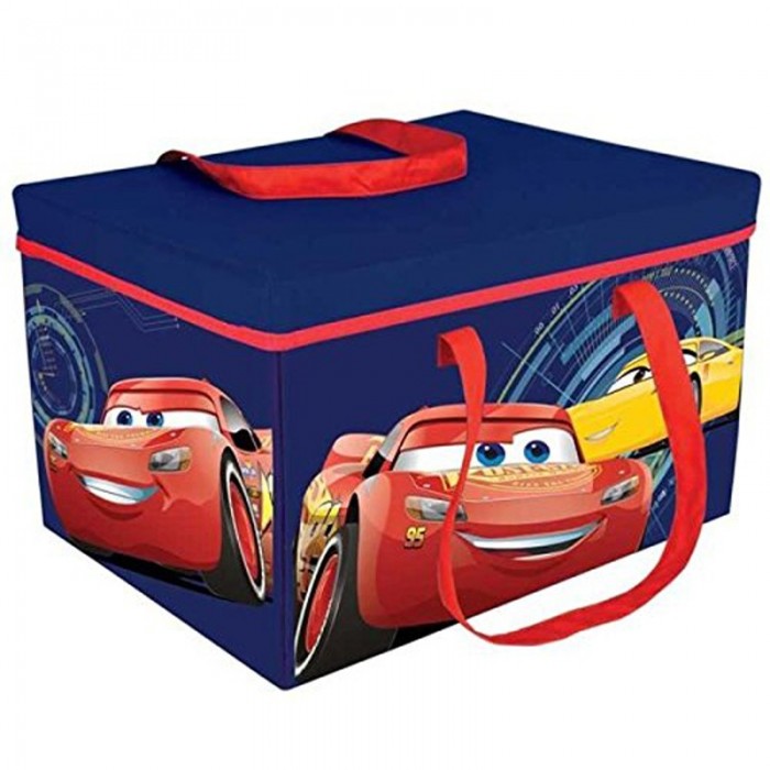 Cutie de joaca pentru stocare si transport 3  in 1 jucarii  Cars 3 Lightning McQueen Delta Children
